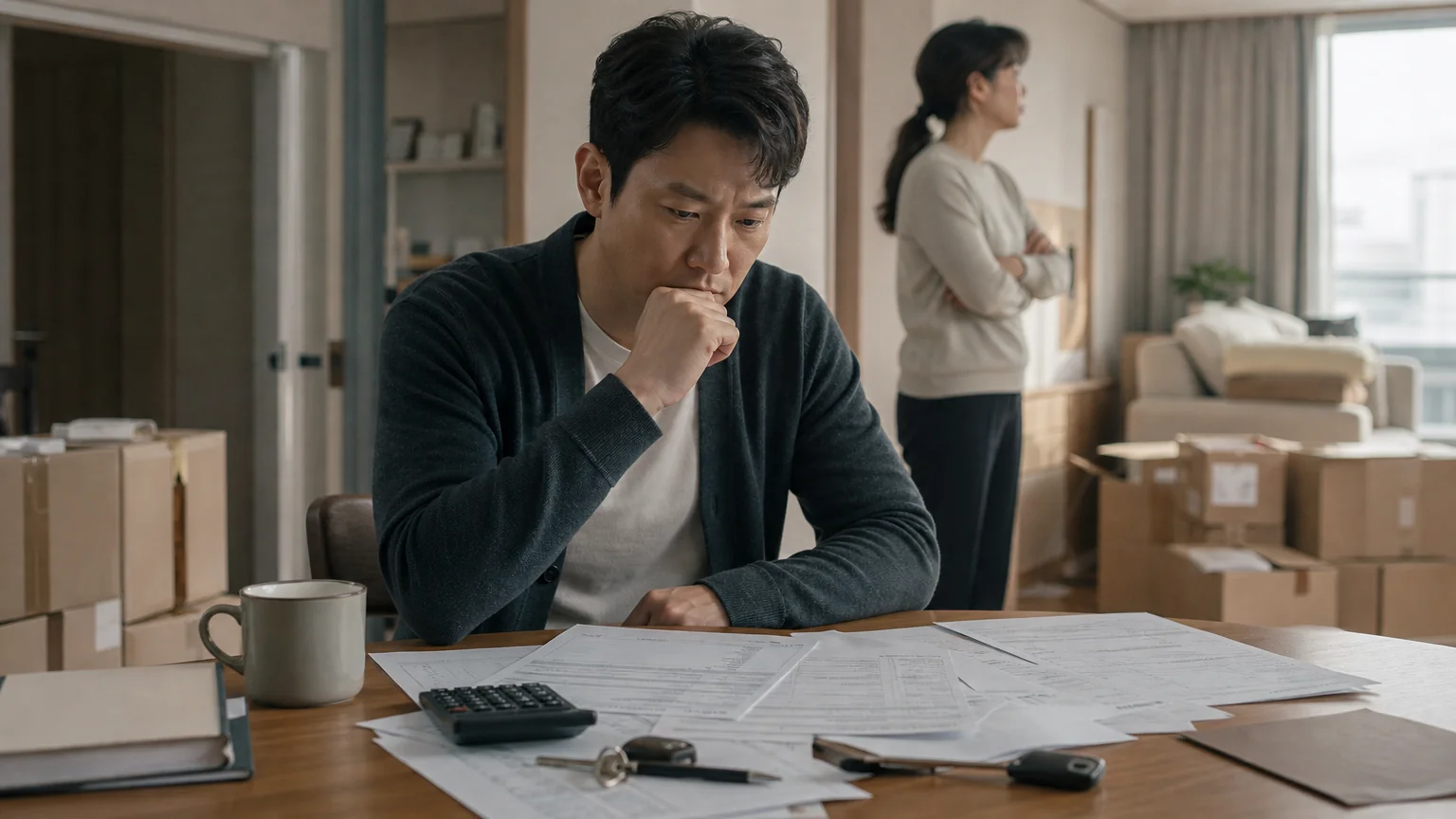 협의이혼 후 재산분할을 청구한 경위