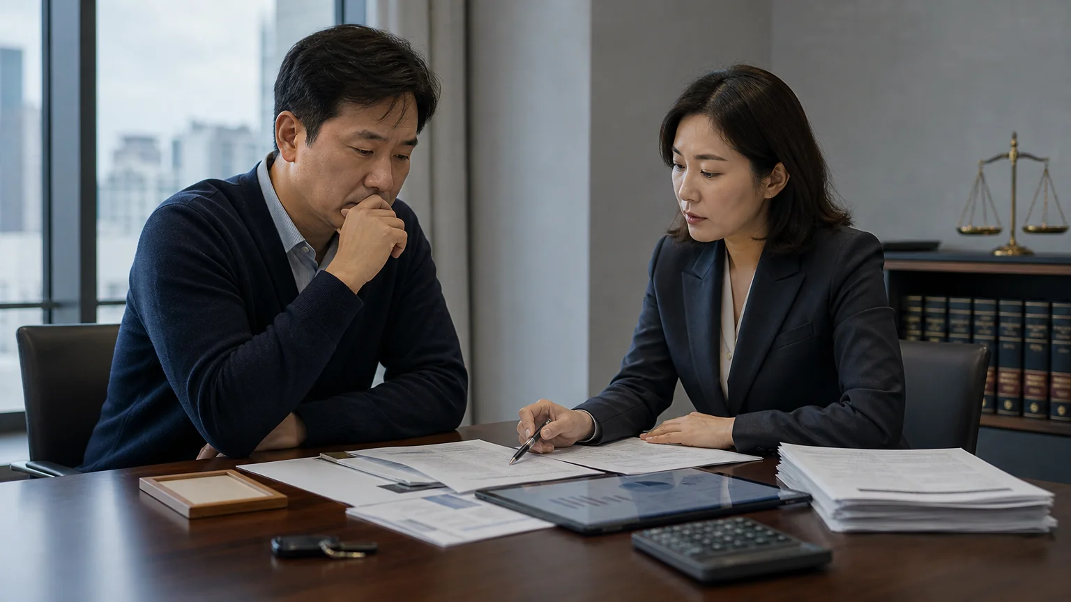 재산분할과 양육비를 다시 다투게 된 경위
