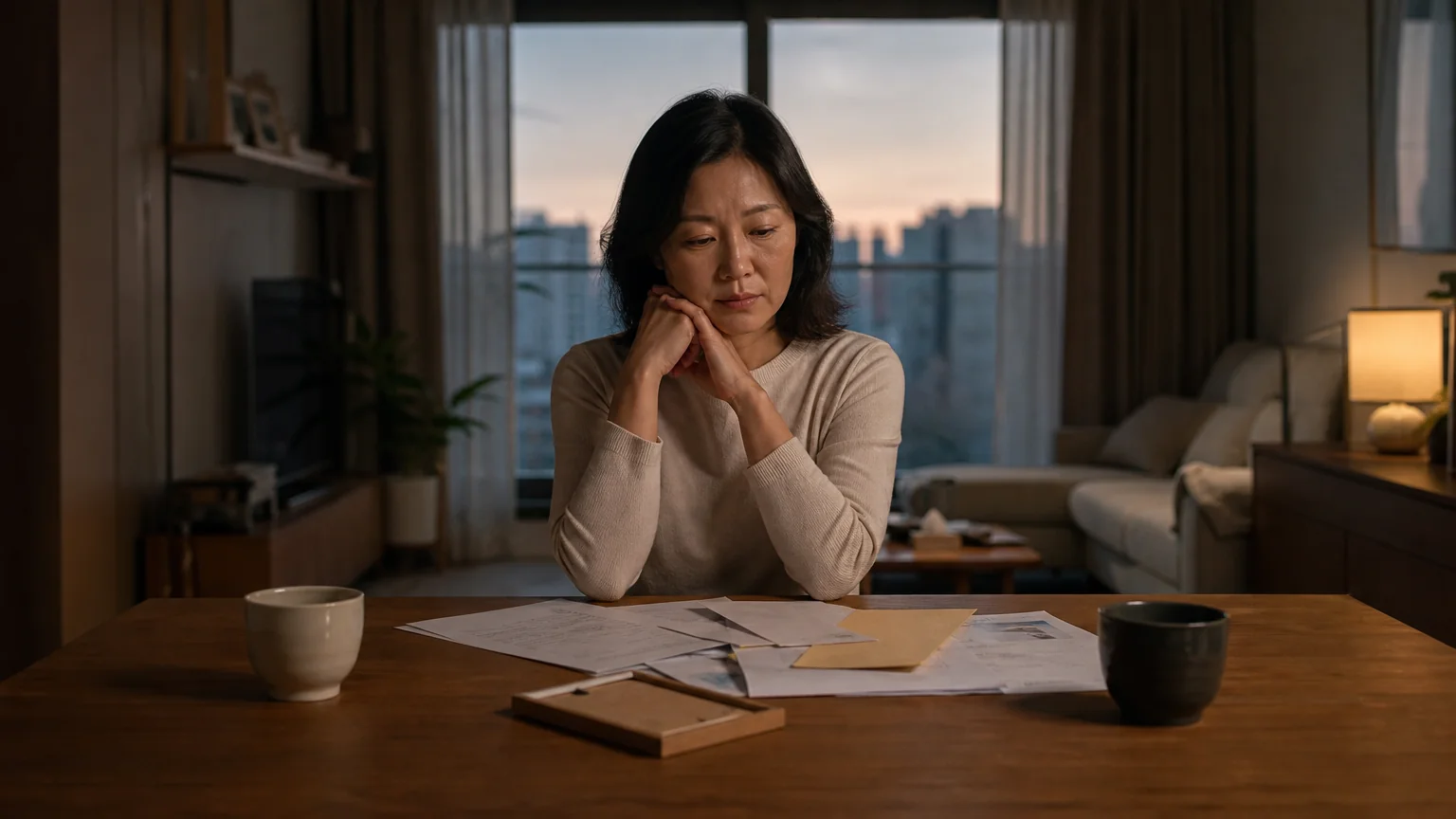 장기 별거로 이혼소송에 놓인 경위